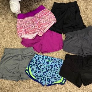 Size 6-7 Girls Athletic Shorts Bundle May be bought separately